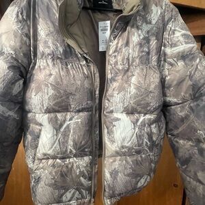 Camouflage Puffer Jacket